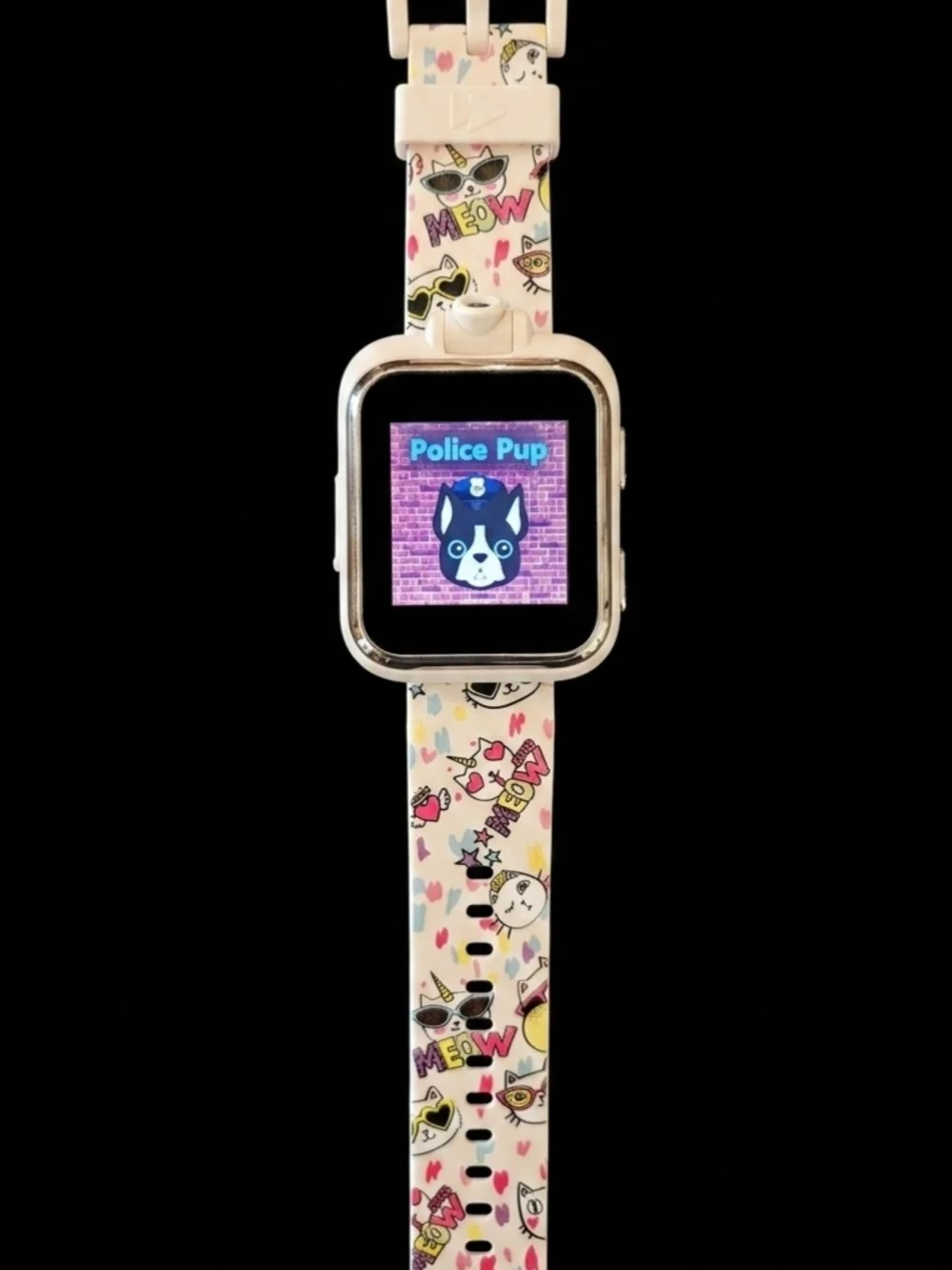 iTouch Playzoom Kids Smartwatch Camera  Games Model 13068 Blush Meow Cat Pattern